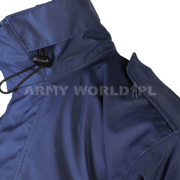 British Army Waterproof Jacket Wet Weather Navy Blue Genuine Military Surplus Used