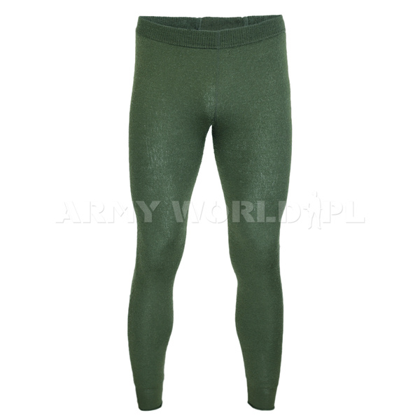 Kalesony Wojskowe Damskie KSK Bundeswehr Wełna Merino Olive Oryginał Demobil BDB