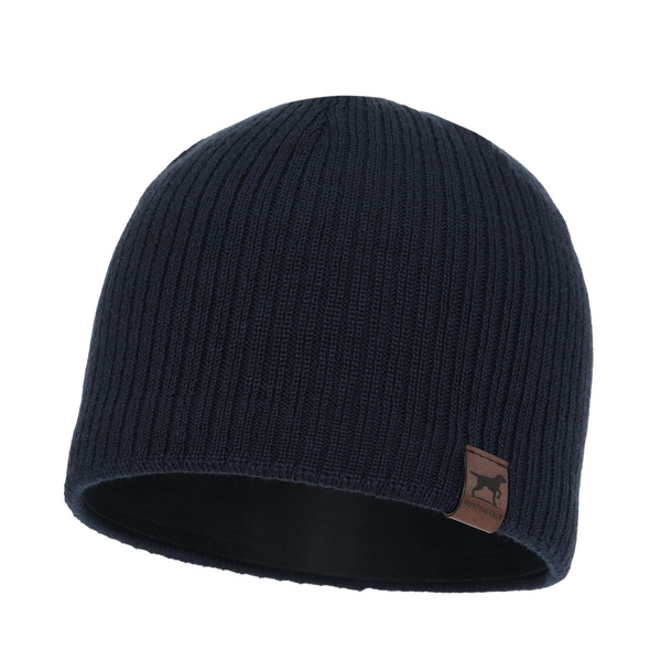 Czapka Myśliwska Zimowa Agbo Merino Bird Granatowa