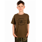 T-shirt Dziecięcy Junior Fokker Olive