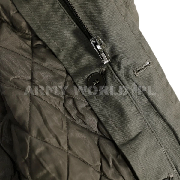 Jacket Parka Bundeswehr New Model Oliv Warmed Genuine Surplus Used 