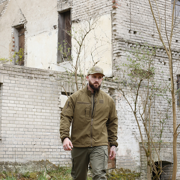 Kurtka Wojskowa Softshell Holenderski KPU Coyote Oryginał Demobil BDB