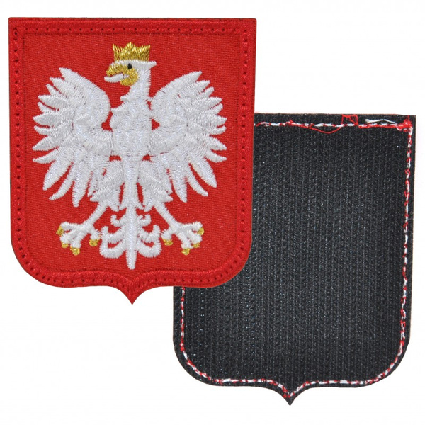 Emblemat Godło RP 6,5 x 5,5 cm Na Rzep 