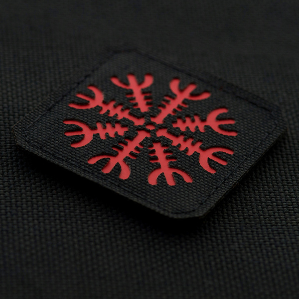 Helmet of Terror Laser Cut Patch M-Tac Black/Red (51220233)