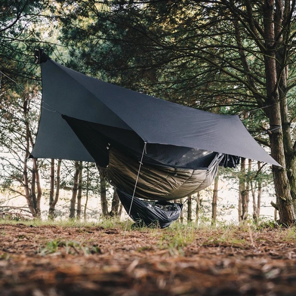 Hamak DRAKA Lesovik 25 + System Zawieszenia SNEKA Olive Green / Treetop