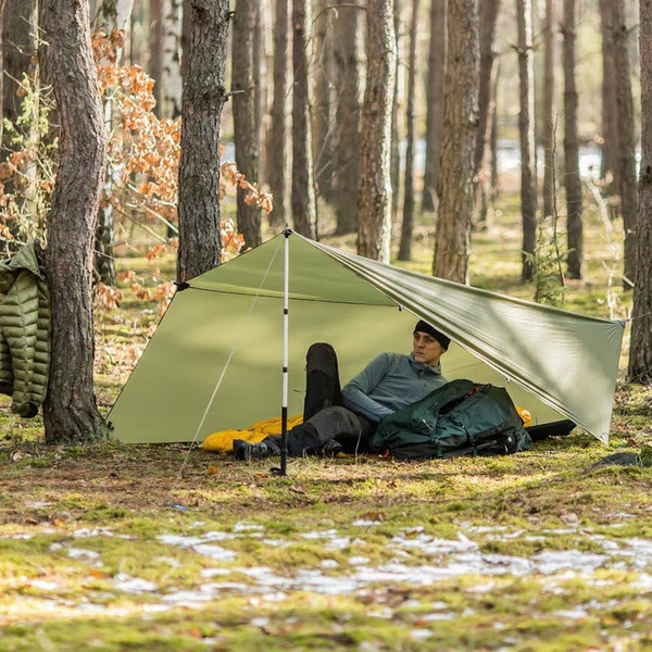 Tarpaulin Solo 2,6 x 2,6 m Lesovik Crocodile Green