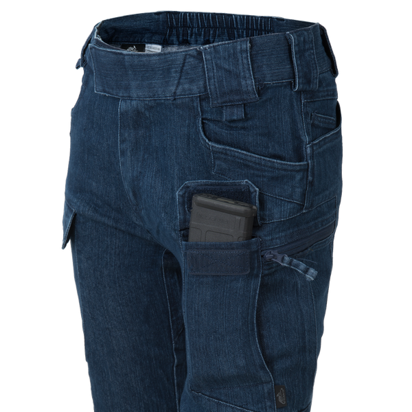 Women's Trousers Resized® Helikon-Tex UTP Urban Tactical Pant Denim Blue Marine Blue (SW-UTR-DS-97)