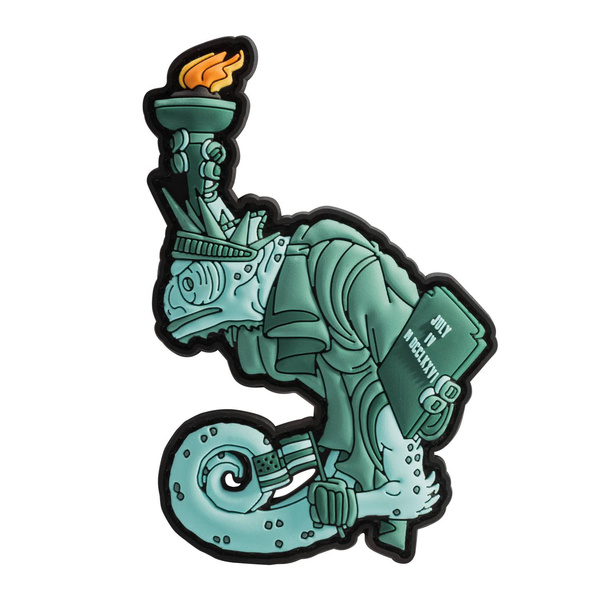 Emblemat PVC Chameleon Liberty Lily Helikon-Tex Zielony (OD-CLL-RB-82)