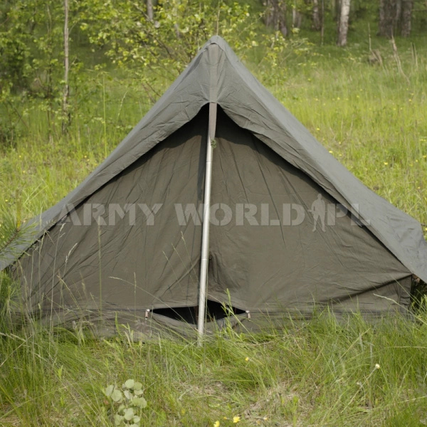Namiot Wojskowy Brezentowy Francuski Oryginał Demobil DB