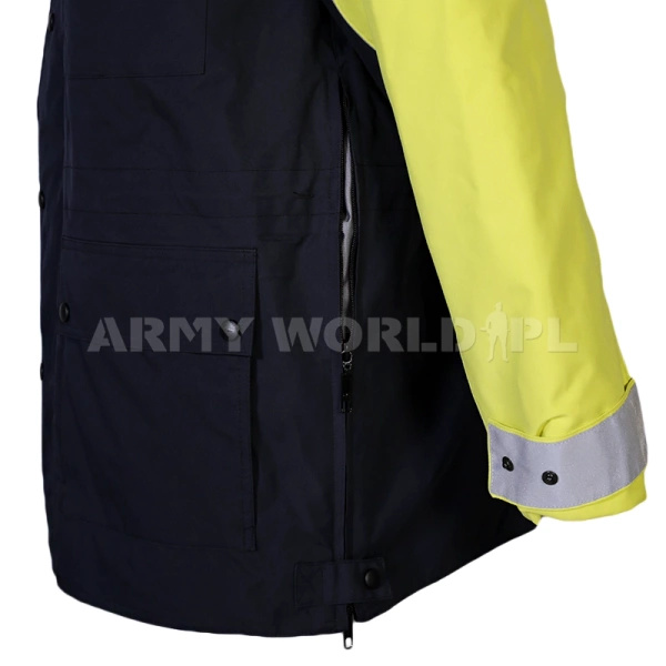 Kurtka Policyjna Holenderska Wattana z Podpinką Granatowo / Żółta Oryginał Demobil BDB