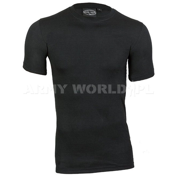 T-shirt Coolmax® Termoaktywny Czarny Mil-tec 