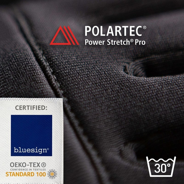 Rękawice Polartec Liner The Heat Company Czarne 