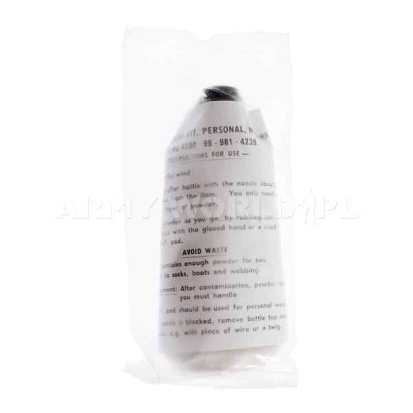 Zestaw Do Dekontaminacji Osobistej W Proszku NO2 MK1 Nowy