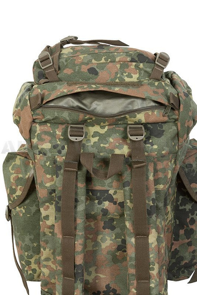 Military backpack 65L Flecktarn BW Bundeswehr Original Cordura Military Surplus Used