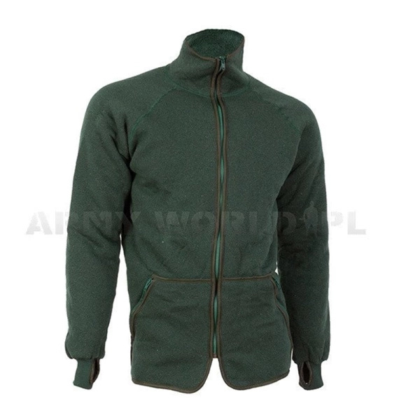 Military Dutch Woolen Fleece Jacket Original Demobil