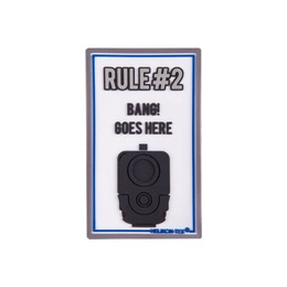 Emblemat "Rule#2" - PVC - Helikon-Tex - Biały (OD-RL2-RB-20)