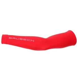 Rękawki Kolarskie Rowerowe Unisex Brubeck Czerowne Nowe (SB10060)