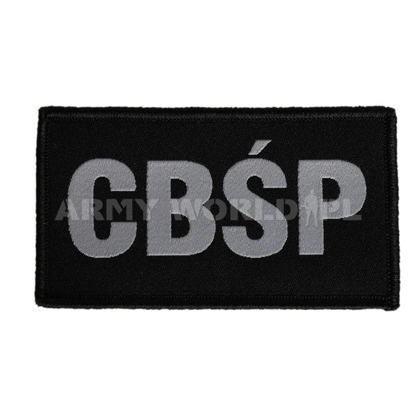 Emblemat CBŚP 9 x 5 cm Czarny