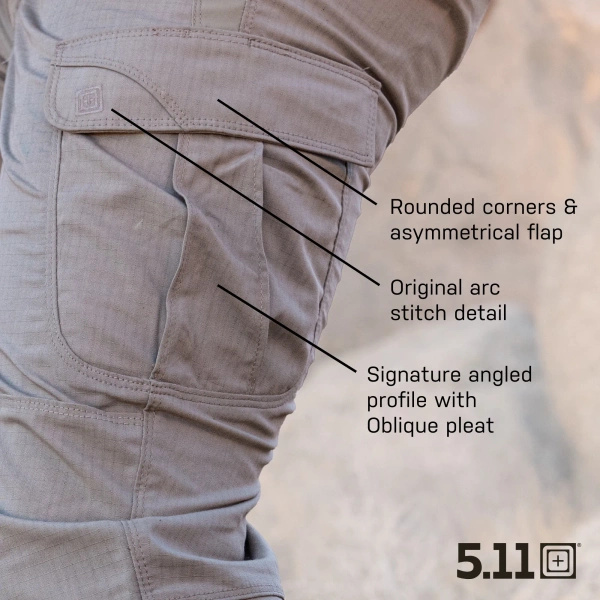 Spodnie Taktyczne Bójówki Stryke Pants Flex-Tac 5.11 TDU Charcoal (74369ABR)