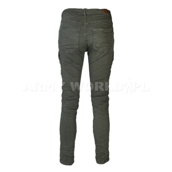 Women's Cargo Pants Olive New