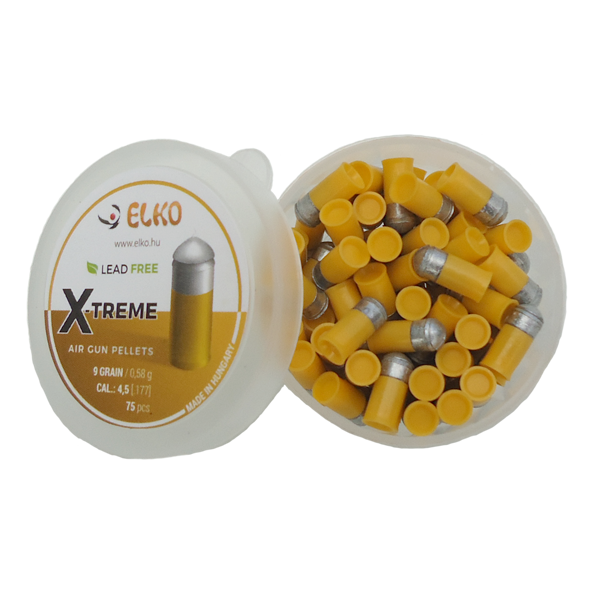 Steel-Teflon Airgun Pellets Elko X-treme 4,5 mm Yellow 75 pcs.