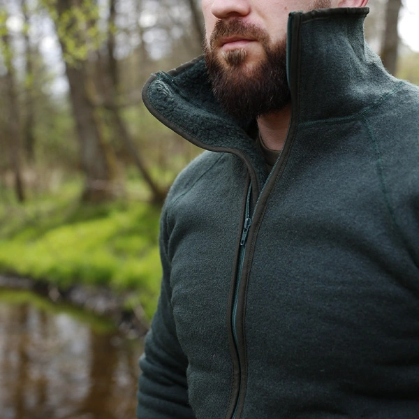 Military Dutch Woolen Fleece Jacket Original Looks Like New