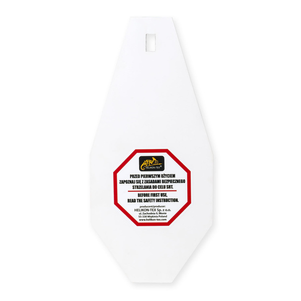 Target SRT Mini Alpha Hardox 600 Steel Helikon-Tex White (RT-TMA-H6-20)