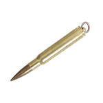 Military Bullet Pendant  7,62 x 63 (.30-06) Springfield Brass Original