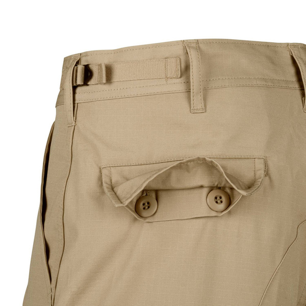 Bermuda Shorts BDU Type Helikon-Tex Ripstop Khaki (SP-BDK-CR-13)