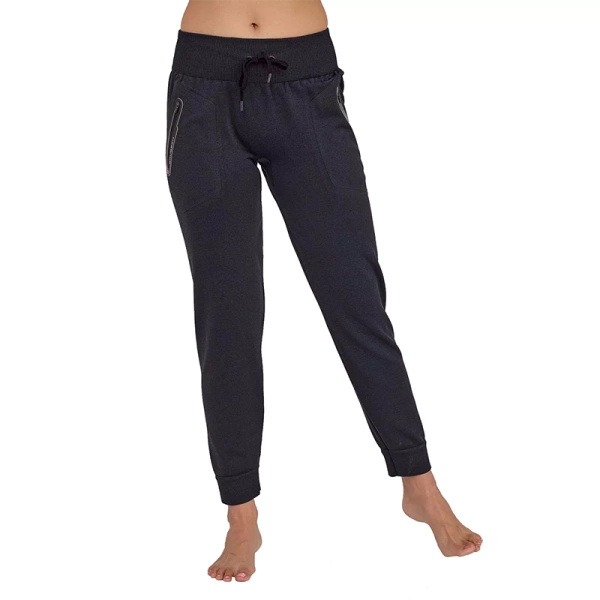 Spodnie Dresowe Damskie Fusion z Kieszeniami Brubeck Czarne (LE1404W)