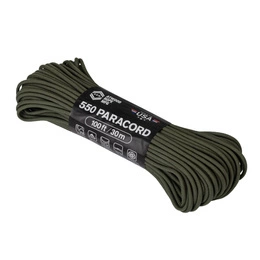 Linka 550 Paracord (100ft) Atwood Rope MFG Olive Drab (CD-PC1-NL-32)