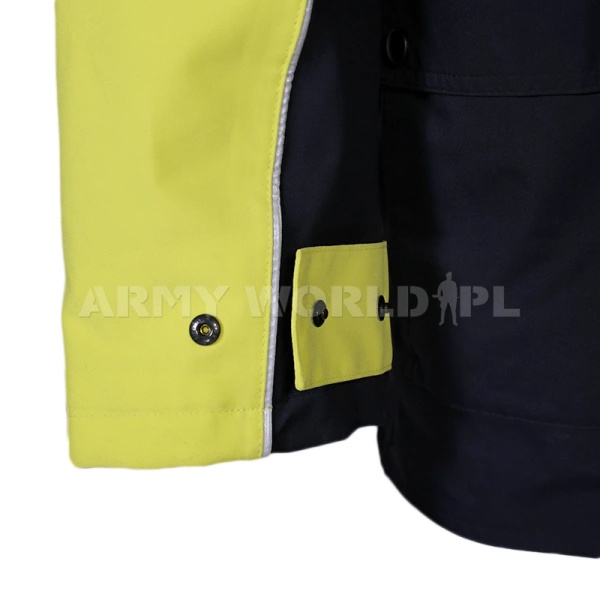 Kurtka Policyjna Holenderska Wattana z Podpinką Granatowo / Żółta Oryginał Demobil BDB