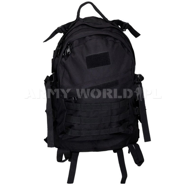 Plecak Taktyczny ARMY 35L Dwukomorowy ArmyWorld Czarny 