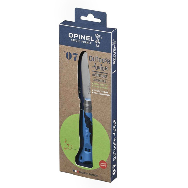 Nóż Składany Junior Outdoor N°7 Opinel Niebieski (001898)