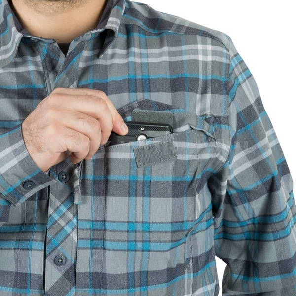 Tactical Shirt Defender Mk2 Pilgrim Long Sleeve Helikon-Tex Ginger Plaid (KO-DPG-SR-P2401)