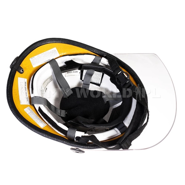 Kask Strażacki F3DK/2 Pacific Helmets Żółty Oryginał Demobil II Gatunek