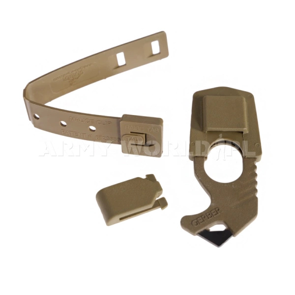 Multitool Gerber Strap Cutter Coyote + Kabura Molle Oryginał Nowy