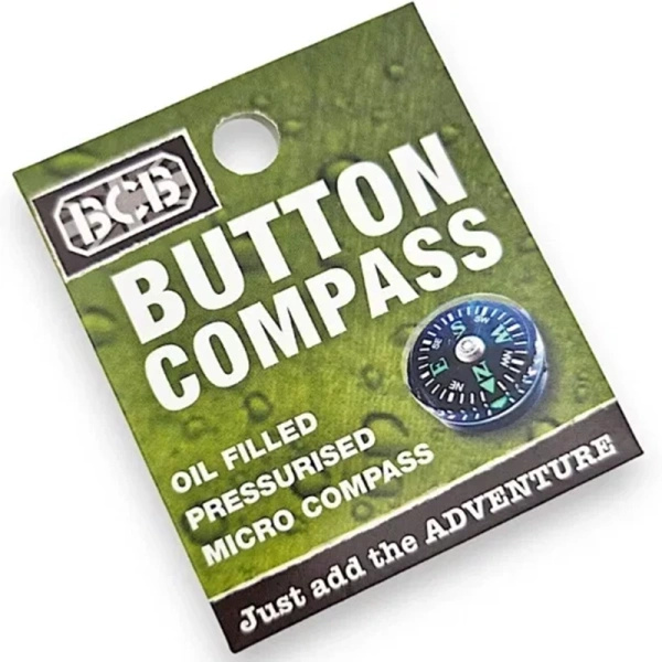 Kompas Guzikowy Explorer Button Compass BCB Czarny CK311