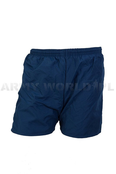 Military Trening Shorts Danish Dark Blue Original New