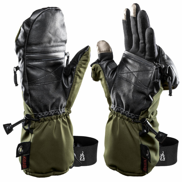 Rękawice Zimowe Łapki HEAT 3 Smart The Heat Company Olive Green Demobil II Gatunek