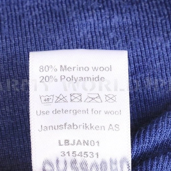 Trikot Wojskowy Holenderski Merino Wool Granatowy Oryginał Demobil DB