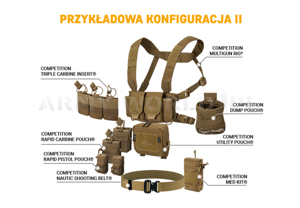 Cometition MultiGun Rig® Vest Helikon-Tex Olive Green (KK-CMR-CD-02)