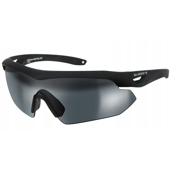 Okulary Taktyczne SwissEye NIGHTHAWK Czarne 3 Wizjery 