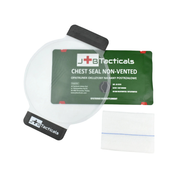 Opatrunek Okluzyjny Na Rany Klatki Piersiowej Chest Seal Non-Vented AZ-CS15 JB Tacticals 