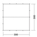 Tarp Turystyczny 3 x 3 m Robens Olive