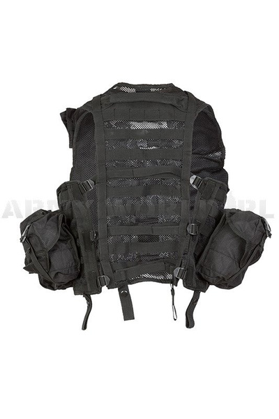 Modular Tactical Vest PAINTBALL Mil-Tec Black New