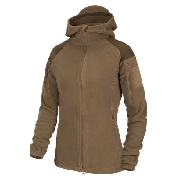 Women's Fleece Jacket CUMULUS Helikon-Tex Heavy Fleece Coyote (BL-CBW-HF-11)