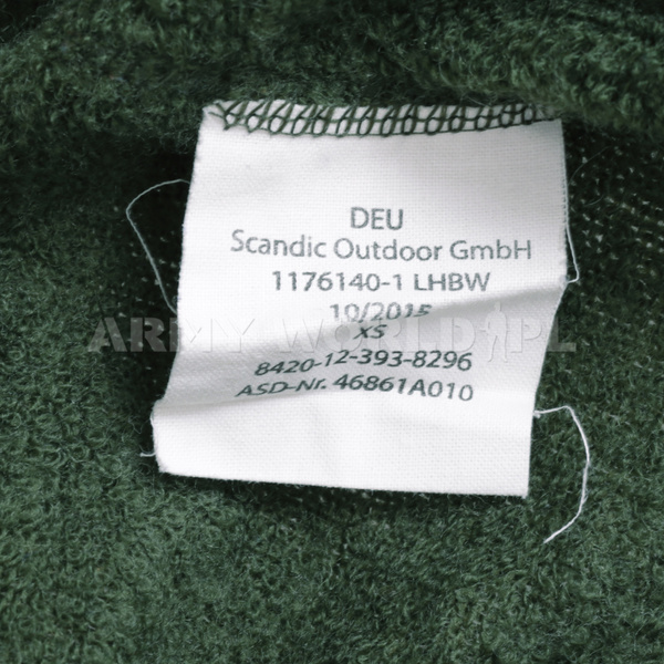 Kalesony Wojskowe Damskie KSK Bundeswehr Wełna Merino Olive Oryginał Demobil BDB