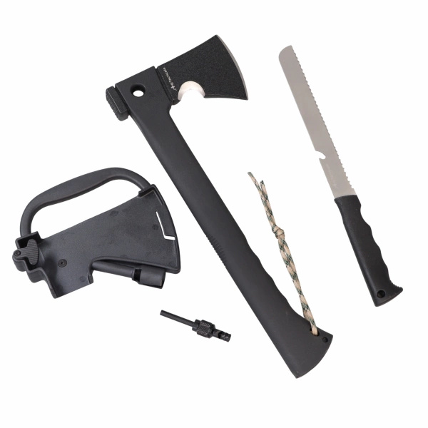 Toporek Multitool Survivalowy JB Tacticals Czarny (JB-17)