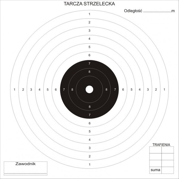 Shooting Targets 17 x 17 cm 100 Pieces